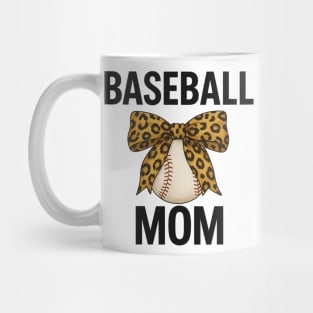 Baseball - Coquette - Bow - Women - Girls - Baseball - Cheer - Mom - Mama Mug